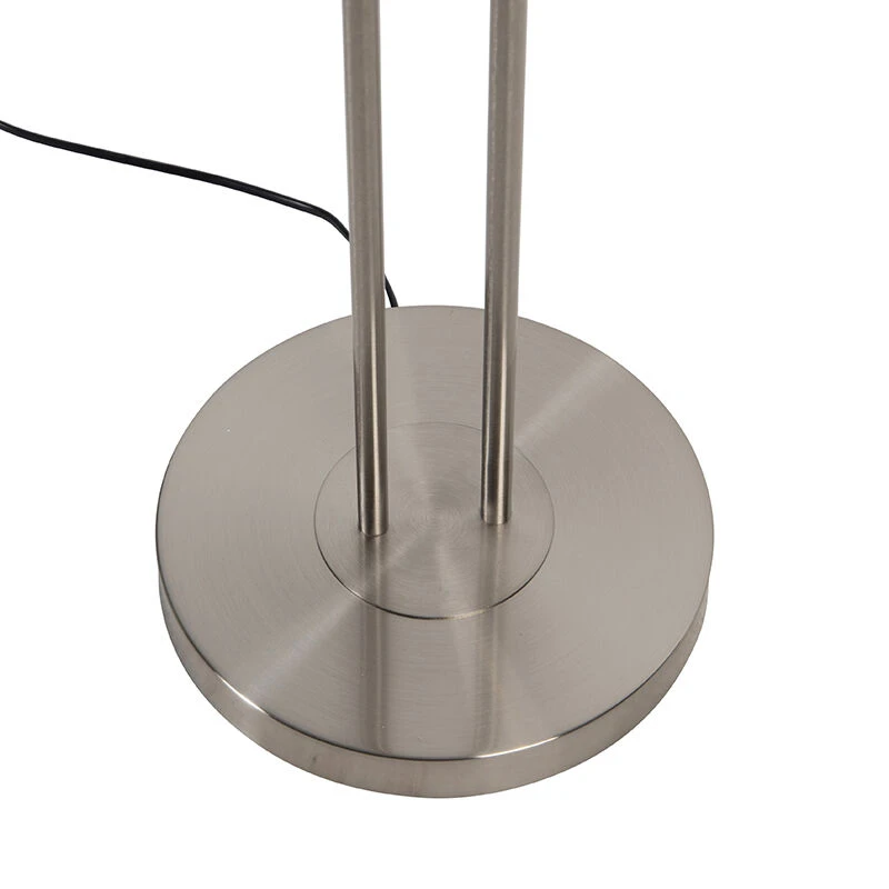 QAZQA Moderne Stehlampe Stahl inkl. LED mit Lesearm - Mallorca 13 QAZQA Moderne Stehlampe Stahl inkl. LED mit Lesearm - Mallorca – Bild 11