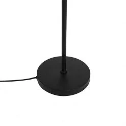 QAZQA Art Deco Stehleuchte schwarz 3-Licht mit Rauchglas - Vidro -Stehlampen Verkaufsladen 9569 102481 9