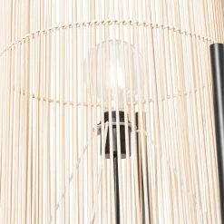 QAZQA Scandinavische vloerlamp bamboe - Natasja -Stehlampen Verkaufsladen 9583 105858 4