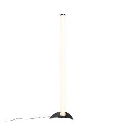 QAZQA Vloerlamp zwart dimbaar in kelvin met afstandsbediening - Bomba -Stehlampen Verkaufsladen 9592 105820 6