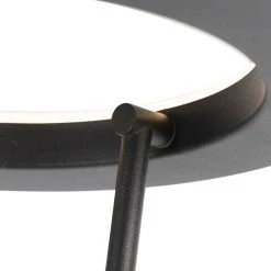 QAZQA Moderne Stehleuchte schwarz inkl. LED mit Lesearm - Divine -Stehlampen Verkaufsladen 9685 99250 7