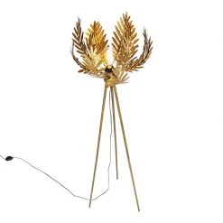 QAZQA Vintage Messing Dreibein-Stehlampe - Botanica -Stehlampen Verkaufsladen 9697 105091 8