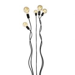 QAZQA Design Stehleuchte schwarz 5-Licht - Wimme 19 QAZQA Design Stehleuchte schwarz 5-Licht - Wimme -Stehlampen Verkaufsladen 9759 102754 6