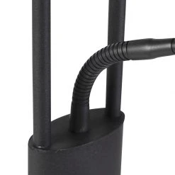 QAZQA Moderne Stehlampe schwarz inkl. LED mit Lesearm - Mallorca -Stehlampen Verkaufsladen 9769 99502 4