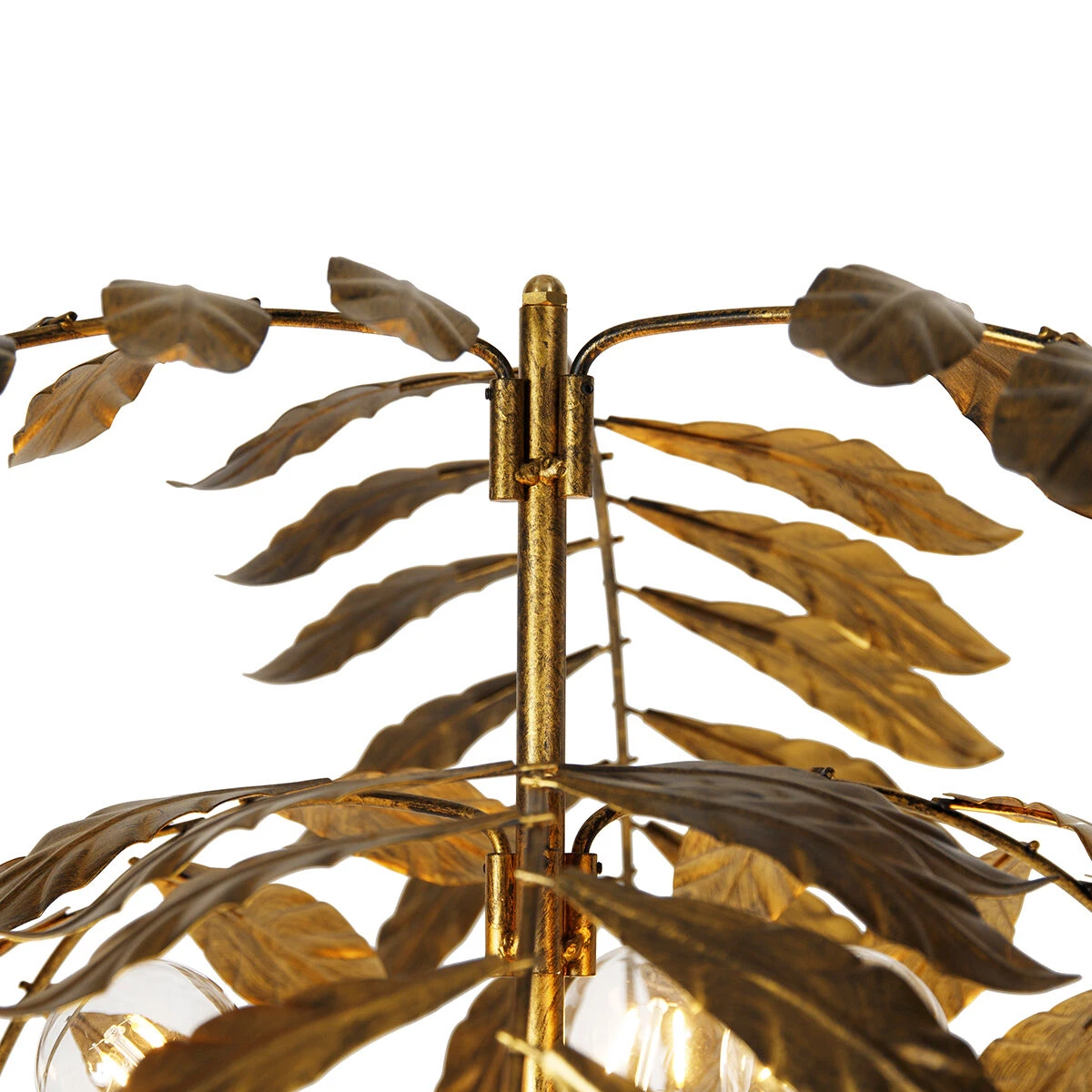 QAZQA Vintage vloerlamp antiek goud 65 cm 4-lichts - Linden 7 QAZQA Vintage vloerlamp antiek goud 65 cm 4-lichts - Linden – Bild 5