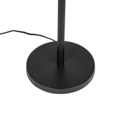 QAZQA Klassische Stehleuchte schwarz mit Granny B Schirm grau - Simplo 20 QAZQA Klassische Stehleuchte schwarz mit Granny B Schirm grau - Simplo -Stehlampen Verkaufsladen 9844 102134 7