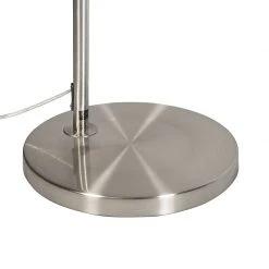 QAZQA Moderne Bogenleuchte mit weißem Stoffschirm - Arc Basic -Stehlampen Verkaufsladen 9932 91640 9