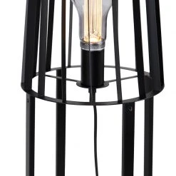 QAZQA Moderne Stehlampe schwarz - Wieza 18 QAZQA Moderne Stehlampe schwarz - Wieza -Stehlampen Verkaufsladen 9956 103184 4